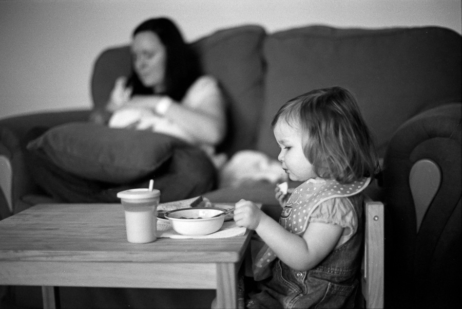 Lunch Time for Abi & Josh